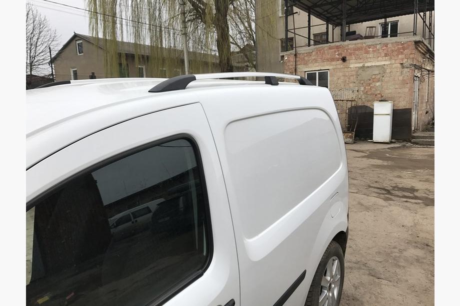 Mercedes Citan 2013-2021 гг. Хромированные Рейлинги Стандартная база, металлические ножки Фото 7