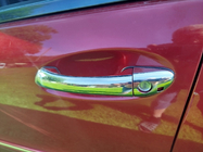 Mercedes E-class W211 2002-2009 гг. Хромированные Накладки на Ручки Дверей (4 шт, Нержавейка) Carmos - Турецкая Нержавеющая Сталь фото 1