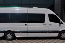 Volkswagen Crafter 2006-2016 гг. Боковые трубы (2 шт., нержавейка) d60, средняя база фото 3