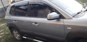 Hyundai Tucson JM 2004- гг. Хромированные Накладки на Ручки Дверей (4 шт, Нержавейка) фото 1