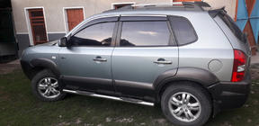 Hyundai Tucson JM 2004- гг. Хромированные Накладки на Ручки Дверей (4 шт, Нержавейка) фото 3
