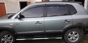 Hyundai Tucson JM 2004- гг. Хромированные Накладки на Ручки Дверей (4 шт, Нержавейка) фото 4
