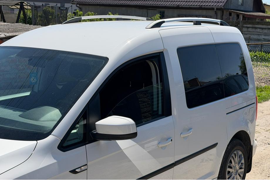 Volkswagen Caddy 2004-2010 гг. Хромированные Рейлинги Фото 4