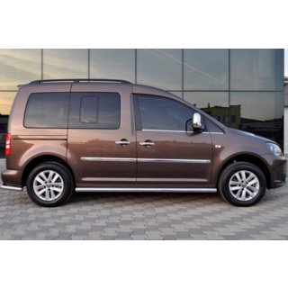Боковые трубы BB001 (2 шт., нержавейка) фото 2