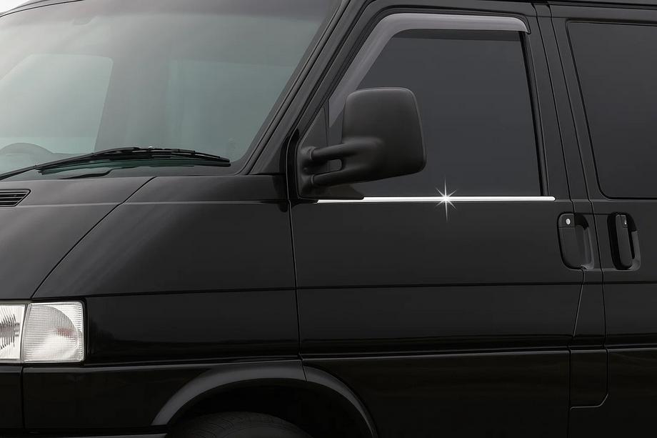 Volkswagen T4 Transporter 1990-2003 гг. Наружные молдинги окон (2 шт., нержавейка) Фото 1