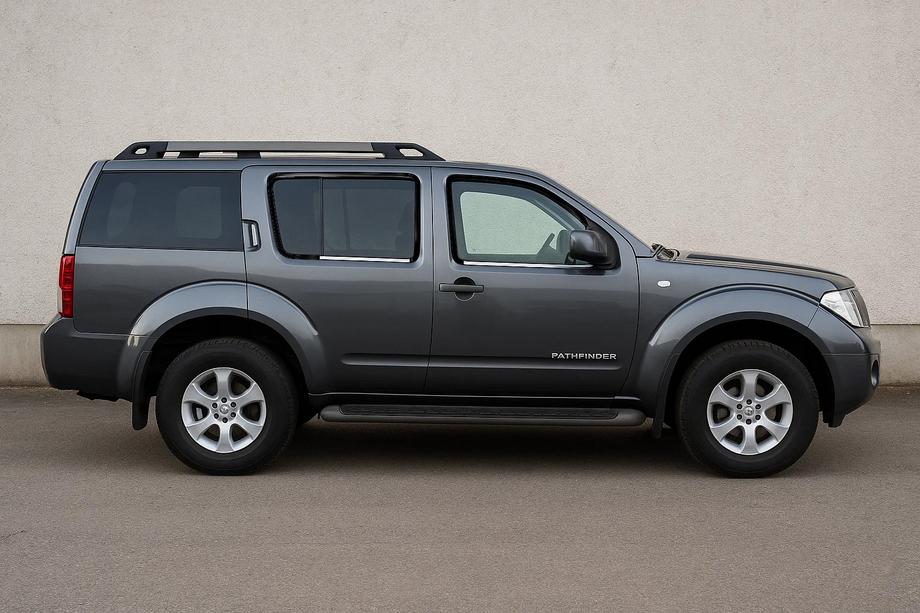 Nissan Pathfinder R51 2005-2014 гг. Окантовка окон Нержавеющая сталь (4 шт.) OmsaLine - Итальянская Нержавейка Image