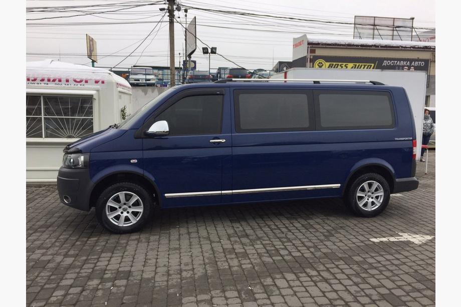 Volkswagen T5 Multivan 2003–2010 гг. Молдинги на двери Нержавейка Хром Фото 4