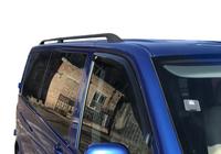 Volkswagen T5 Caravelle 2004-2010 гг. Черные рейлинги фото 1