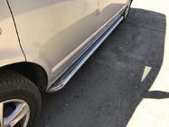 Volkswagen T5 Caravelle 2004-2010 гг. Боковые Подножки Premium (2 шт., Нержавейка) фото 5