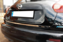 Nissan Juke 2010-2019 гг. Накладка на багажник нержавейка Carmos - Турецкая Нержавеющая Сталь фото 1