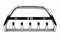Volkswagen T5 2010-2015 гг. Кенгурятник WT003 (нержавейка) фото 5