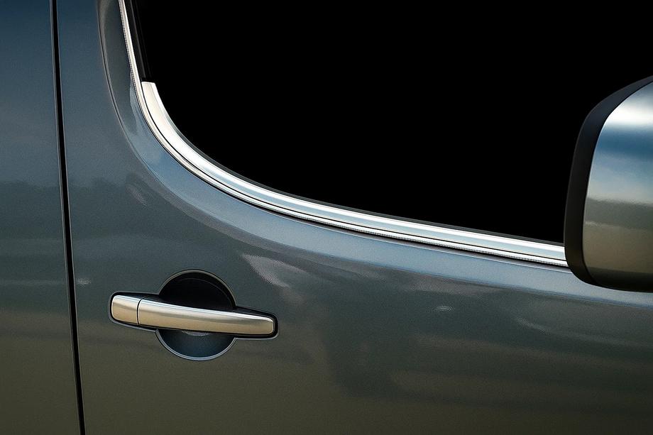 Peugeot Partner Tepee 2008-2018 гг. Окантовка Окон (2 шт., Нержавеющая Сталь) Carmos - Турецкая Нержавеющая Сталь Фото 4