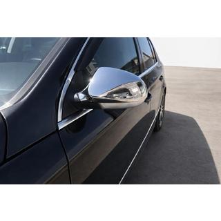 Накладки на Зеркала (2 шт., Нержавейка) Volkswagen Passat B6 2006-2012 гг. фото 1
