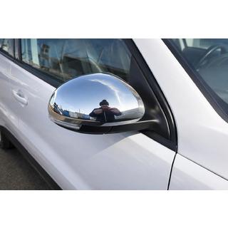Накладки на Зеркала (2 шт., Нержавейка) Volkswagen Tiguan 2007-2016 гг. фото 1