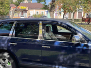 Volkswagen Touareg 2002–2010 гг. Хромированные Накладки на Ручки Дверей (4 шт, Нержавейка) Без чипа, OmsaLine - Итальянская Нержавейка фото 3
