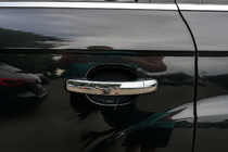 Volkswagen Touareg 2002–2010 гг. Хромированные Накладки на Ручки Дверей (4 шт, Нержавейка) Без чипа, OmsaLine - Итальянская Нержавейка фото 5