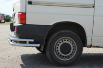 Volkswagen T4 Transporter 1990-2003 гг. Задние двойные уголки AK003-Double (2 шт., нержавейка) фото 4