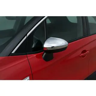 Накладки на Зеркала (2 шт, Нержавеющая Сталь) Peugeot RCZ 2010-2015 гг. фото 1