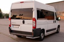 Fiat Ducato 2006-2025 гг. Задние уголки AK003 (2 шт., нержавейка) фото 3