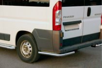 Fiat Ducato 2006-2025 гг. Задние уголки AK003 (2 шт., нержавейка) фото 1