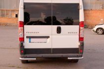 Peugeot Boxer 2006-2025 гг. Задние уголки AK003 (2 шт., нержавейка) фото 2