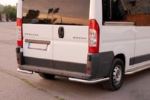 Peugeot Boxer 2006-2025 гг. Задние уголки AK003 (2 шт., нержавейка) фото 4