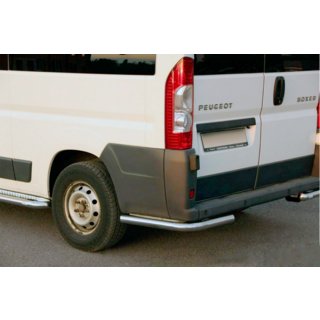 Задние уголки AK003 (2 шт., нержавейка) Peugeot Boxer 2006-2025 гг. фото 1