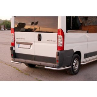 Задние уголки AK003 (2 шт., нержавейка) Peugeot Boxer 2006-2025 гг. фото 4