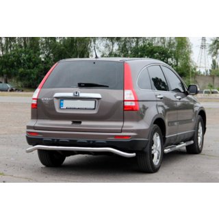 Задняя дуга AK008 (нержавейка) Honda CRV 2012-2016 гг. фото 3