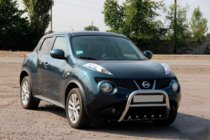 Nissan Juke 2010-2019 гг. Кенгурятник QT012 (нержавейка) фото 3