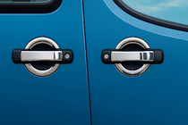 Fiat Doblo I 2001-2005 гг. Хромированные Накладки на Ручки Дверей (4 шт, Нержавейка) фото 1