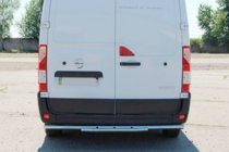 Renault Master 2011-2023 гг. Задняя дуга AK011 (нержавейка) фото 2