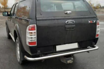 Ford Ranger 2007-2011 гг. Задняя защитная дуга AK005 (нерж. сталь) фото 1