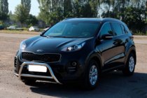 Kia Sportage 2015-2021 гг. Кенгурятник WT006 (нержавейка) фото 9