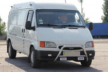 Ford Transit 1991-2000 гг. Кенгурятник WT006 (нержавейка) фото 1