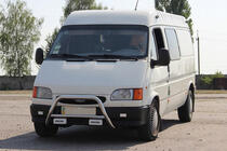 Ford Transit 1991-2000 гг. Кенгурятник WT006 (нержавейка) фото 2