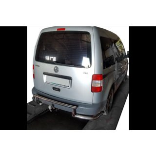 Задняя дуга AK003-3 (2 шт., нержавейка) Volkswagen Caddy 2010-2015 гг. фото 3