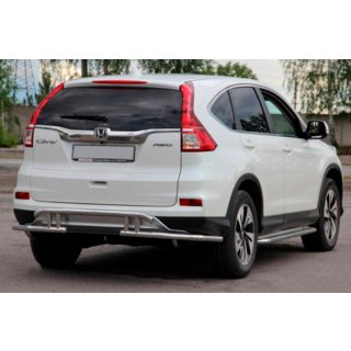 Задняя дуга AK003-21 (нержавейка) Honda CRV 2012-2016 гг. фото 3