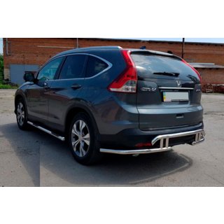 Задняя дуга AK003-21 (нержавейка) Honda CRV 2012-2016 гг. фото 4