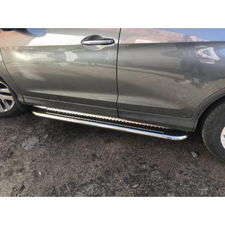 Боковые Пороги KB001 Нержавейка фото 1