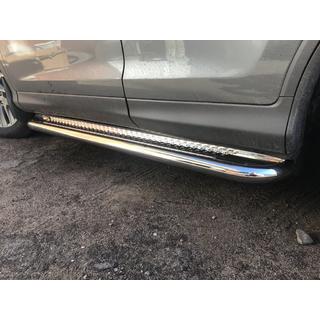 Боковые Пороги KB001 Нержавейка фото 2