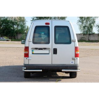 Задние двойные уголки AK003-двойные (нерж сталь) Fiat Scudo 1996-2007 гг. фото 2