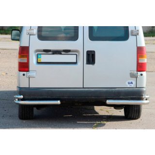 Задние двойные уголки AK003-двойные (нерж сталь) Peugeot Expert 1995-2007 гг. фото 1