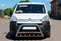 Citroen Berlingo 2008-2018 гг. Кенгурятник WT004 (нержавейка) фото 4