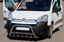 Citroen Berlingo 2008-2018 гг. Кенгурятник WT004 (нержавейка) фото 3