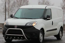 Fiat Doblo II 2010-2022 гг. Кенгурятник WT003 (нержавейка) фото 3