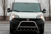 Fiat Doblo II 2010-2022 гг. Кенгурятник WT003 (нержавейка) фото 4