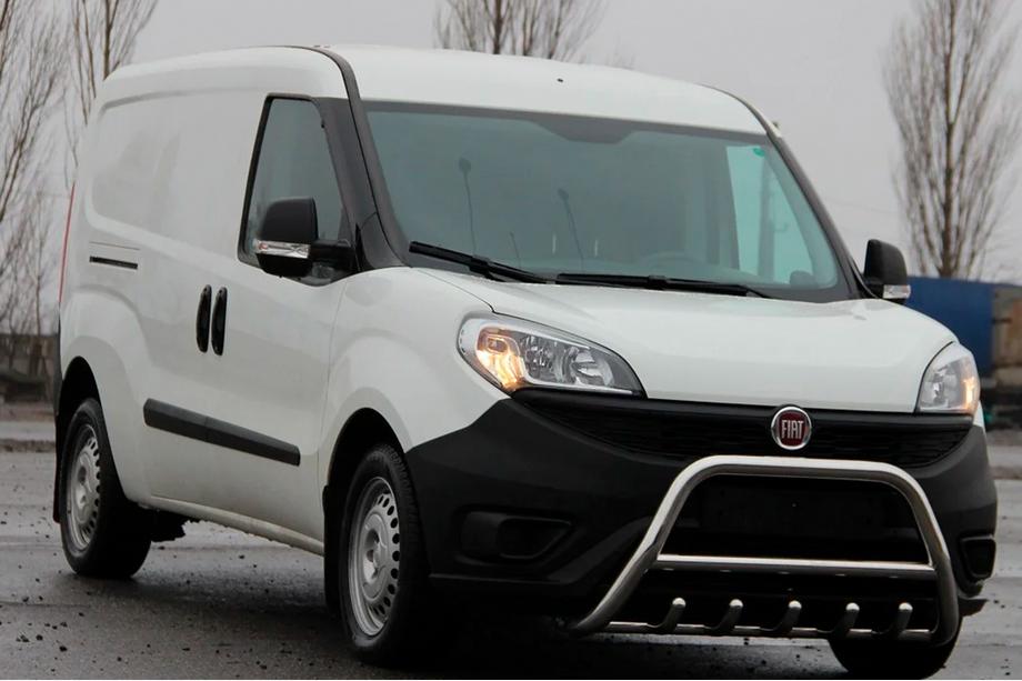 Fiat Doblo II 2010-2022 гг. Кенгурятник WT003 (нержавейка) 51 мм Image