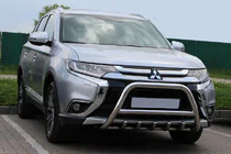 Mitsubishi Outlander 2012-2021 гг. Кенгурятник WT003 (нержавейка) фото 1