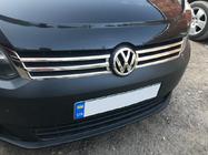 Volkswagen Caddy 2010-2015 гг. Хром Накладки на Решетку (2 шт, Нержавейка) OmsaLine - Итальянская Нержавейка фото 1